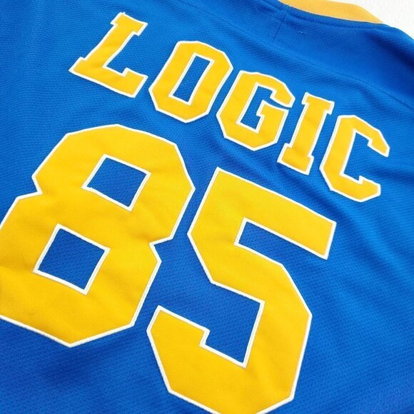 Logic Everybody Tour Hockey Style Jersey Shirt Long Sleeve Blue Yellow Large - Picture 10 of 11